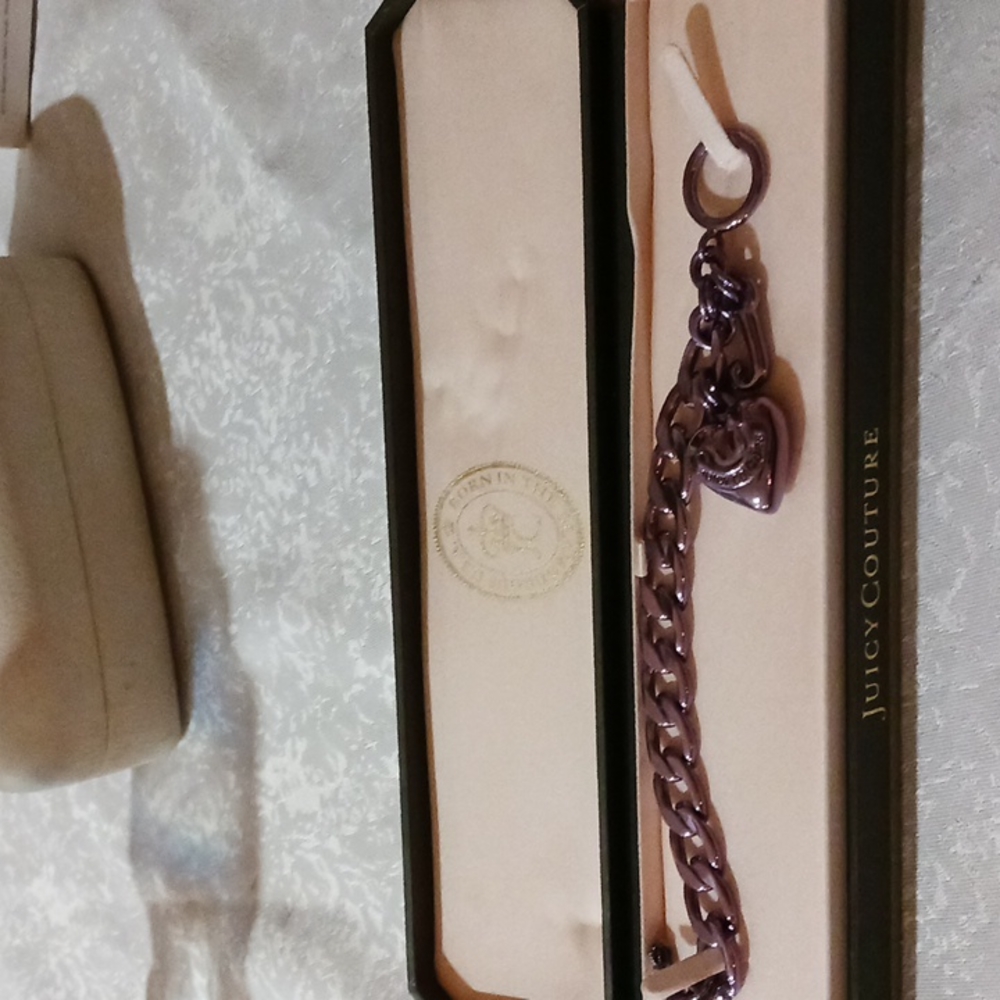 Purple Juicy Couture bracelet